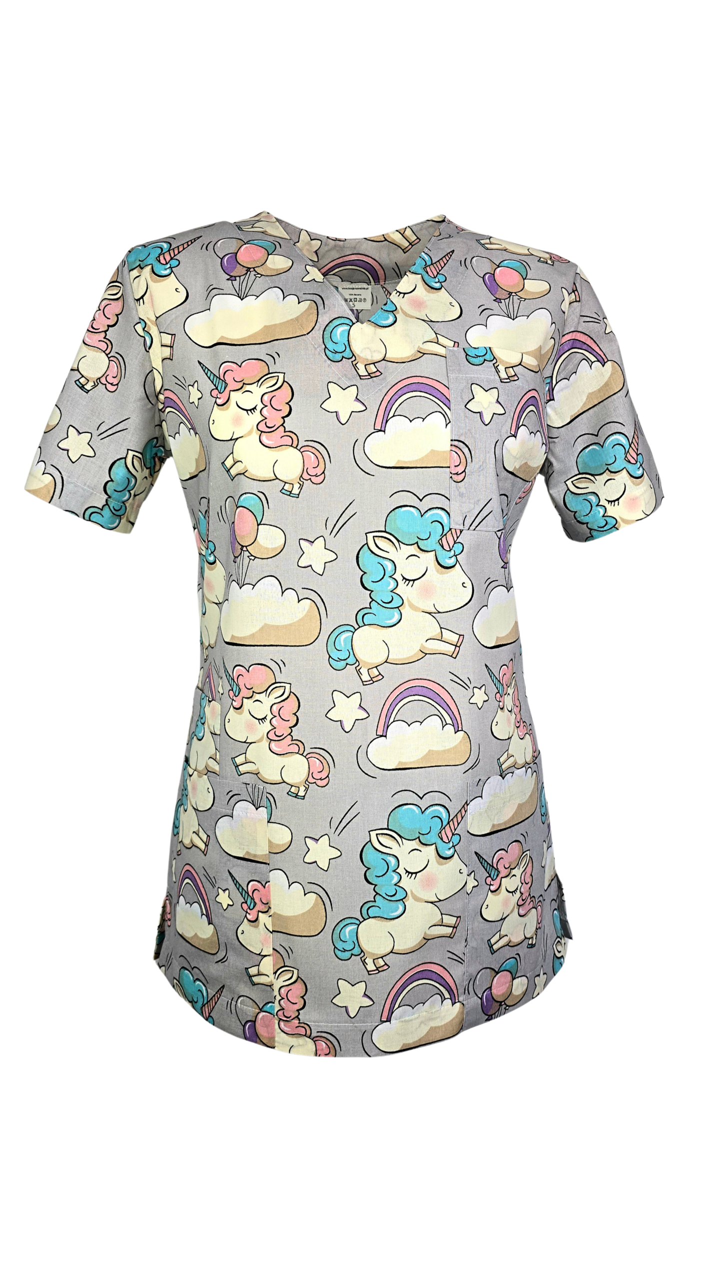 Bluza 100% bawełna damska w jednorożce