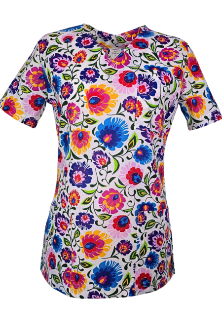 Bluza 100% bawełna damska wzór łowicki