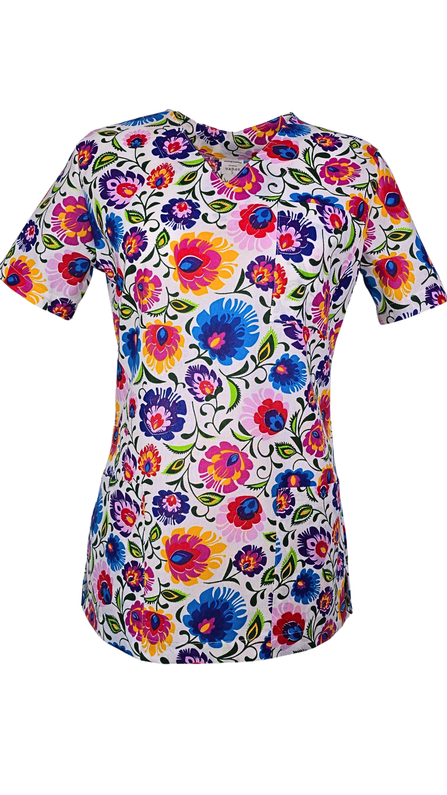 Bluza 100% bawełna damska wzór łowicki